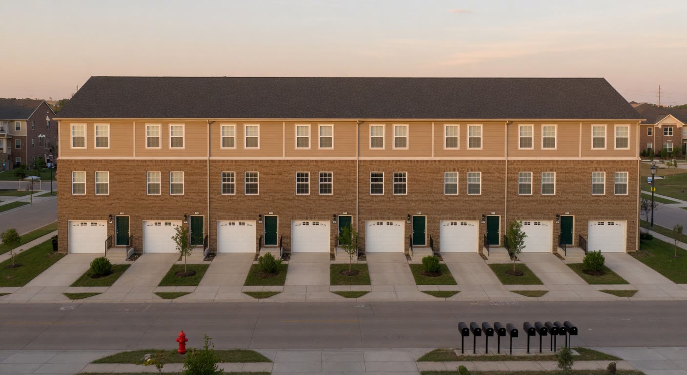 Eightplex row community building