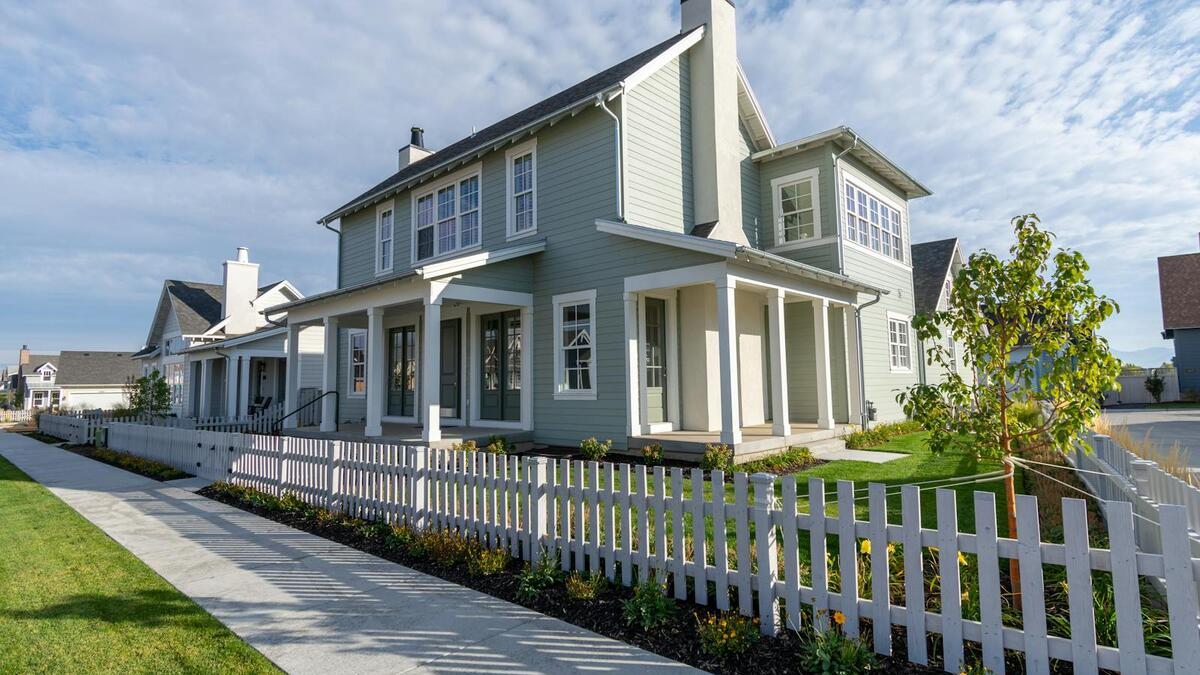 Residential corridor in Lincoln Nebraska